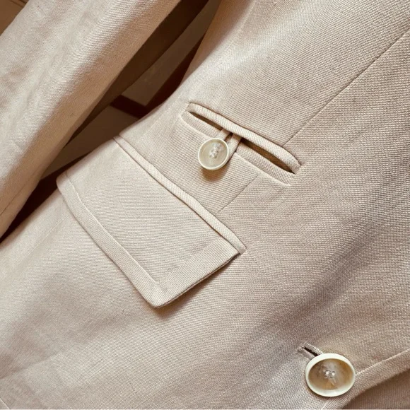 Talbots Petites 3pc Pant Suit Linen Blend Established 1947 6P NWT $380